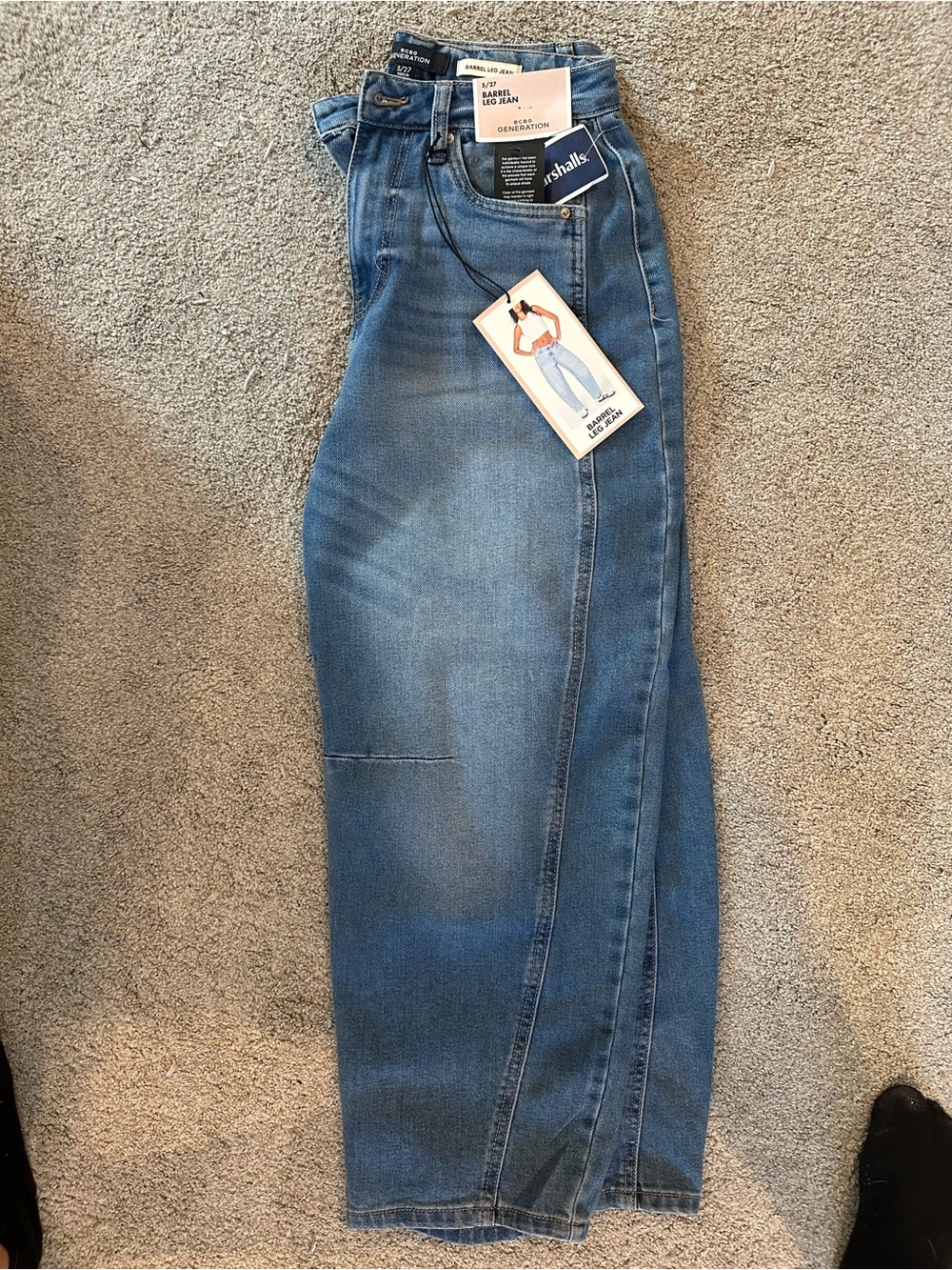 BCBGeneration Blue Cropped Ankle Jeans